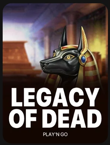 Legacy of Dead slot on Casino Charles
